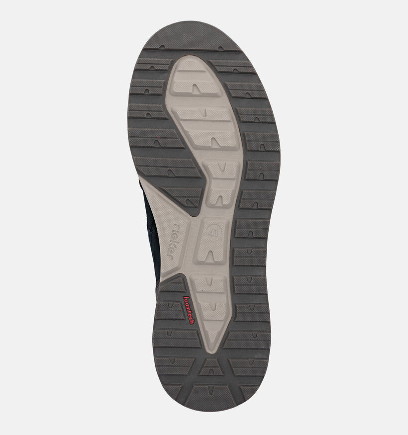 Rieker Boots &agrave; lacets en Noir pour hommes (379822) - pour semelles orthop&eacute;diques