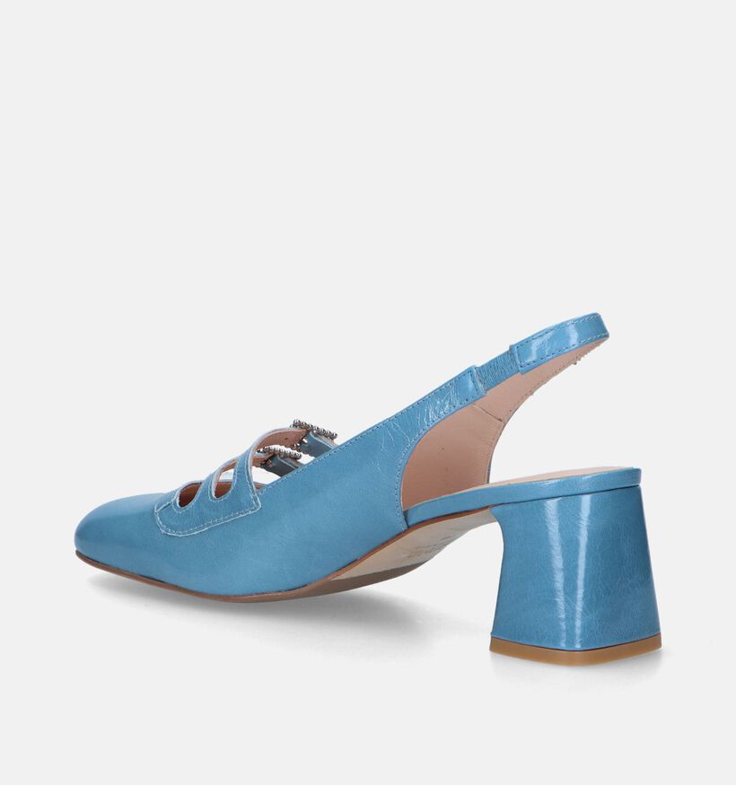 Zinda Escarpins slingback en Bleu pour femmes (341047)