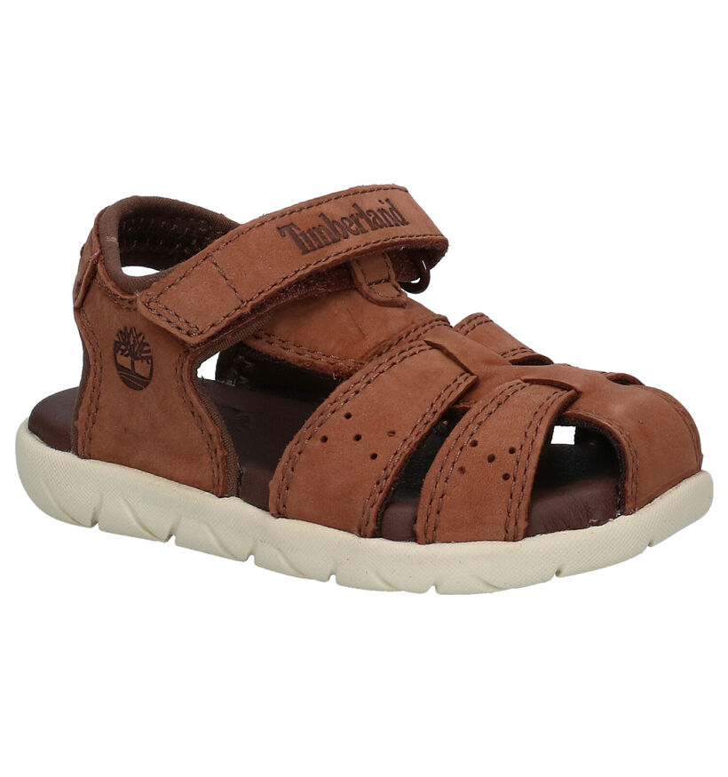 Timberland Nubble LTHR Fisherman Bruine Sandalen voor jongens (305834)