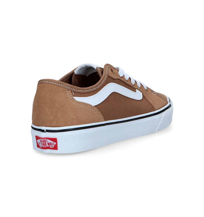Vans Filmore Decon Baskets en camel en textile (321115)