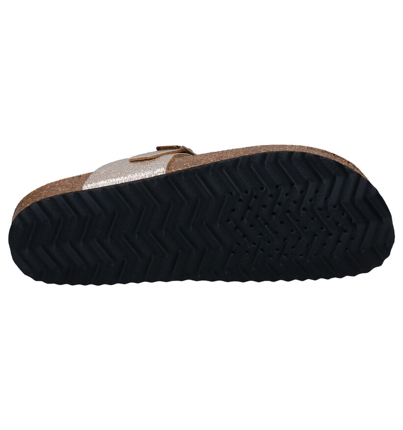 Geox Brionia Goude Teenslippers in leer (301732)