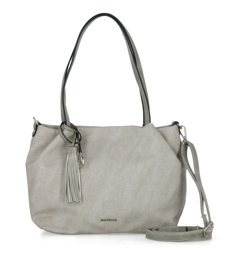 Emily & Noah Elke Blauwe Shopper tas met rits voor dames (340657)