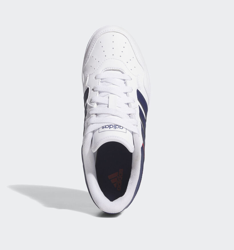 adidas Hoops 4.0 Witte Sneakers voor jongens, meisjes (362466) - geschikt voor steunzolen