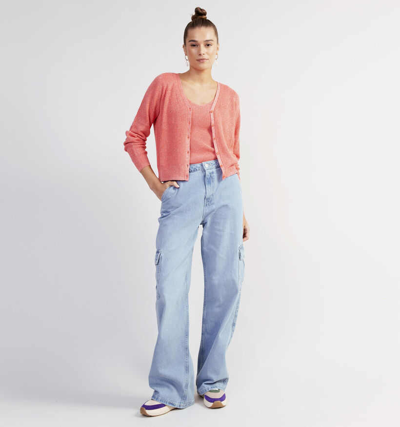 Vero Moda Newlex Shine Cardigan en Bleu pour femmes (327027)
