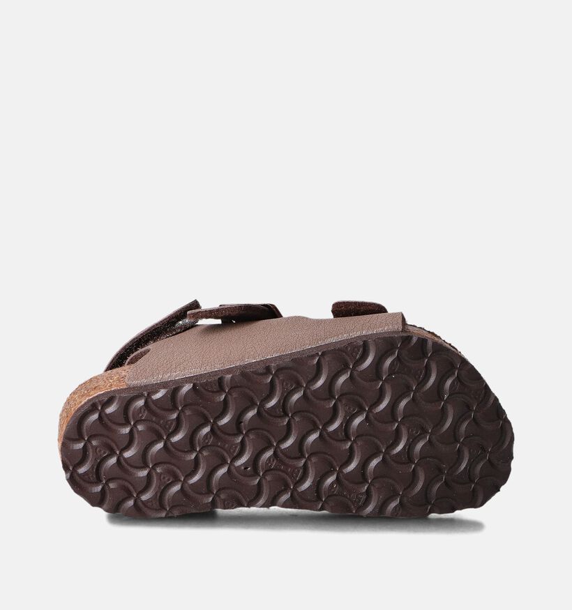 Birkenstock Milano Sandales en Taupe pour filles, garçons (352405)