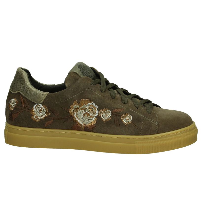 Scapa Sneaker Taupe in daim (204191)
