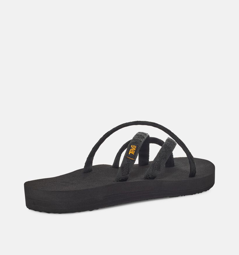 Teva Olowahu Nu-pieds plates en Noir pour femmes (354720)