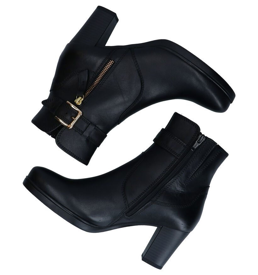 Gabor Bottillons en Noir en cuir (282425)