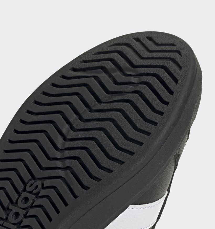 Adidas Streettalk J Baskets basses en Noir pour gar&ccedil;ons (372695) - pour semelles orthop&eacute;diques