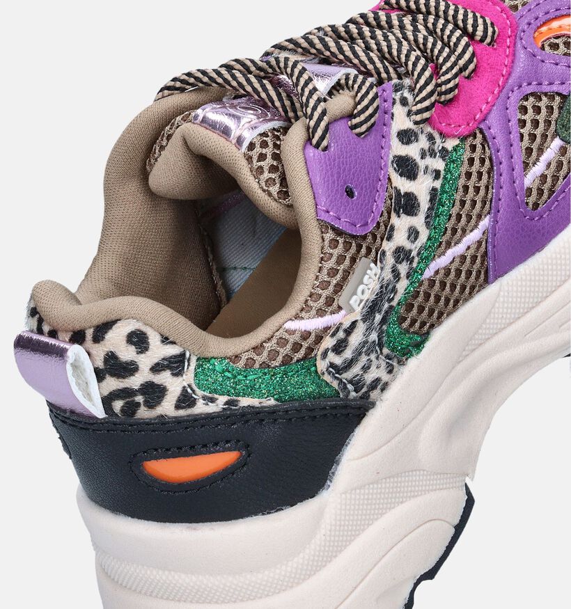 Posh by Poelman Groene Sneakers voor meisjes (353600) - geschikt voor steunzolen