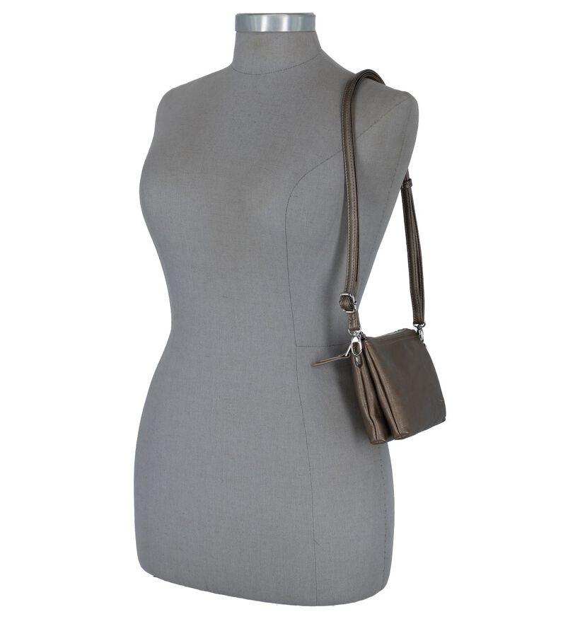 Gabor Emmy Sac porté croisé en Noir en simili cuir (305867)