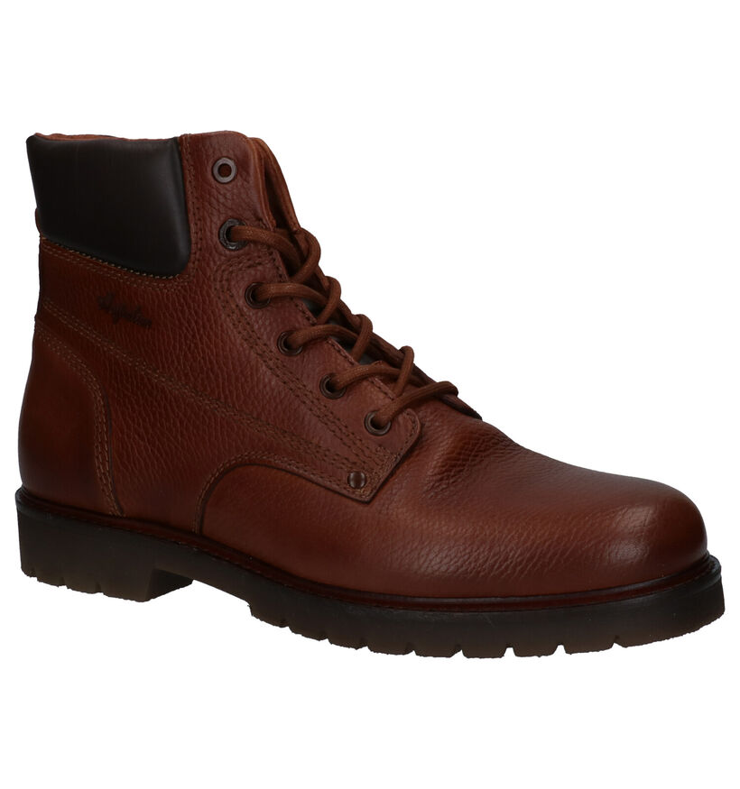 Australian Palermo Bottines en Brun en cuir (256195)