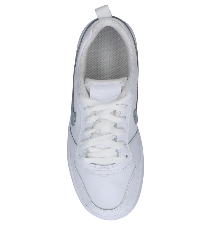 Nike Court BoroughBaskets basses en Blanc en imitation cuir (219619)