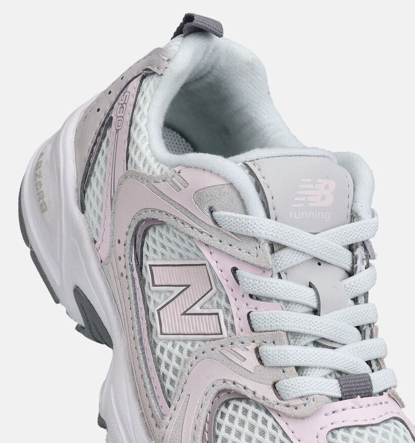 New Balance 530 Lichtroze/Lichtgrijze Sneakers voor meisjes (366200) - geschikt voor steunzolen