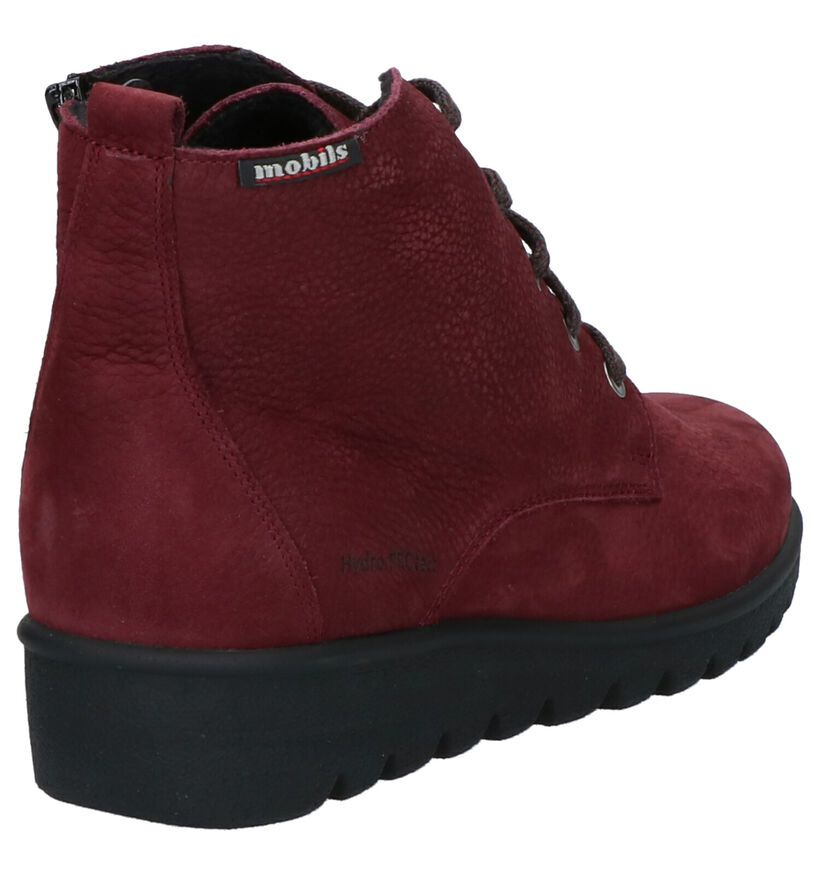 Mobils by Mephisto Arielle Paarse Boots in nubuck (259746)