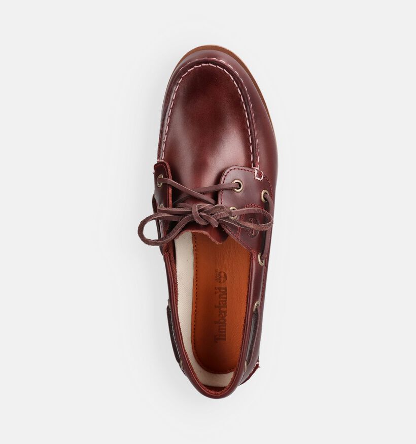 Timberland Classic Boat Shoe Chaussures de bateau en Bordeaux pour femmes (369109) - pour semelles orthop&eacute;diques