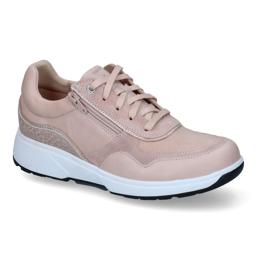 Xsensible Stretchwalker Lima Roze Veterschoenen in leer (308347)