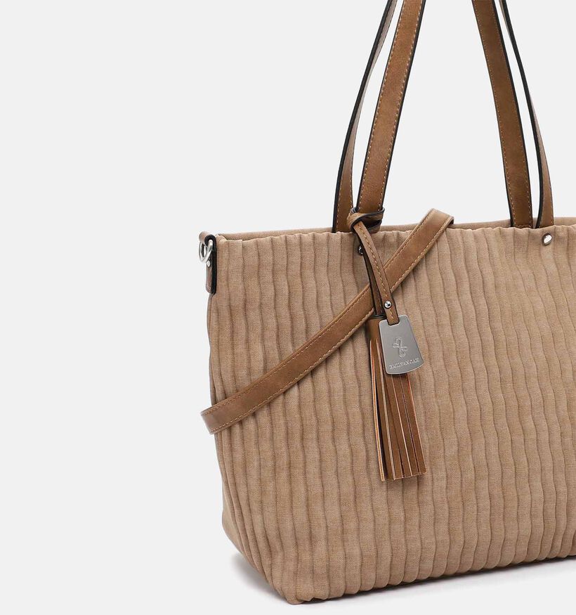 Emily & Noah Nathalie Taupe Shopper voor dames (331297)