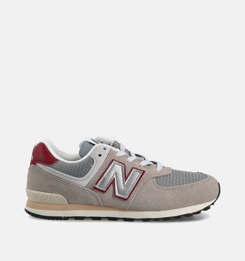 New Balance 574 Low Sneakers Arid Stone/ Monarch Burgundy