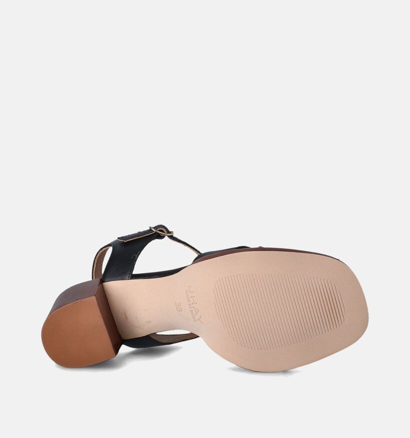 JHay Zwarte Sandalen met hak voor dames (357671)