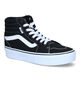 Vans Filmore Hi Platform Zwarte Sneakers in kunstleer (312595)