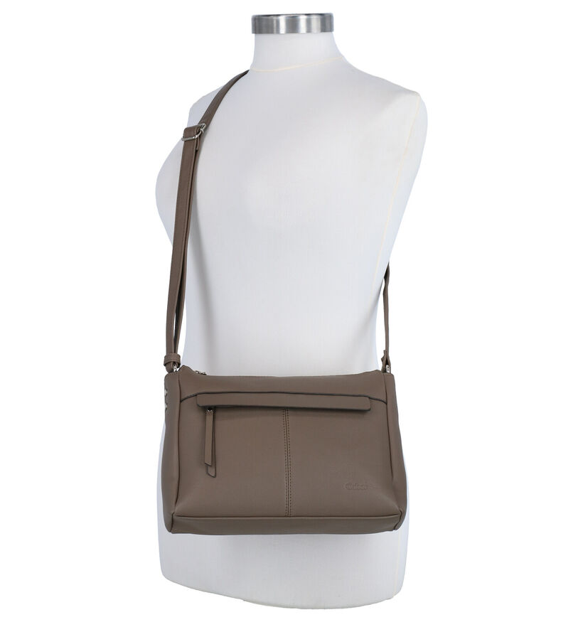 Gabor Hedda Zwarte Crossbody Tas in kunstleer (279522)