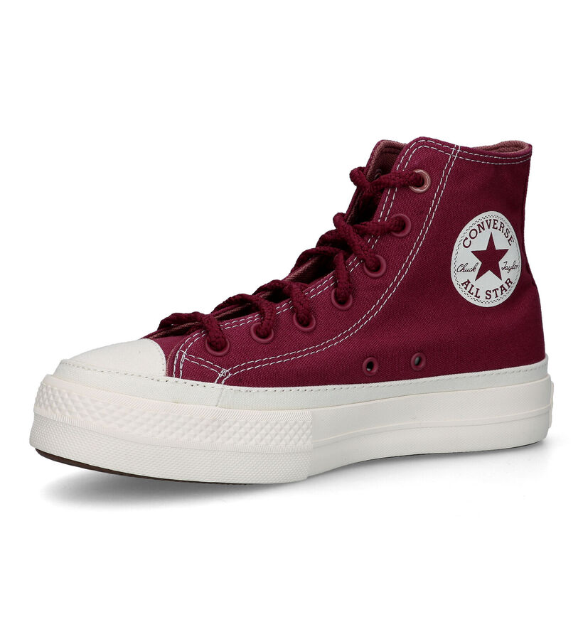 Converse CT AS Lift Platform Workwear Baskets en Bordeaux pour femmes (320391)