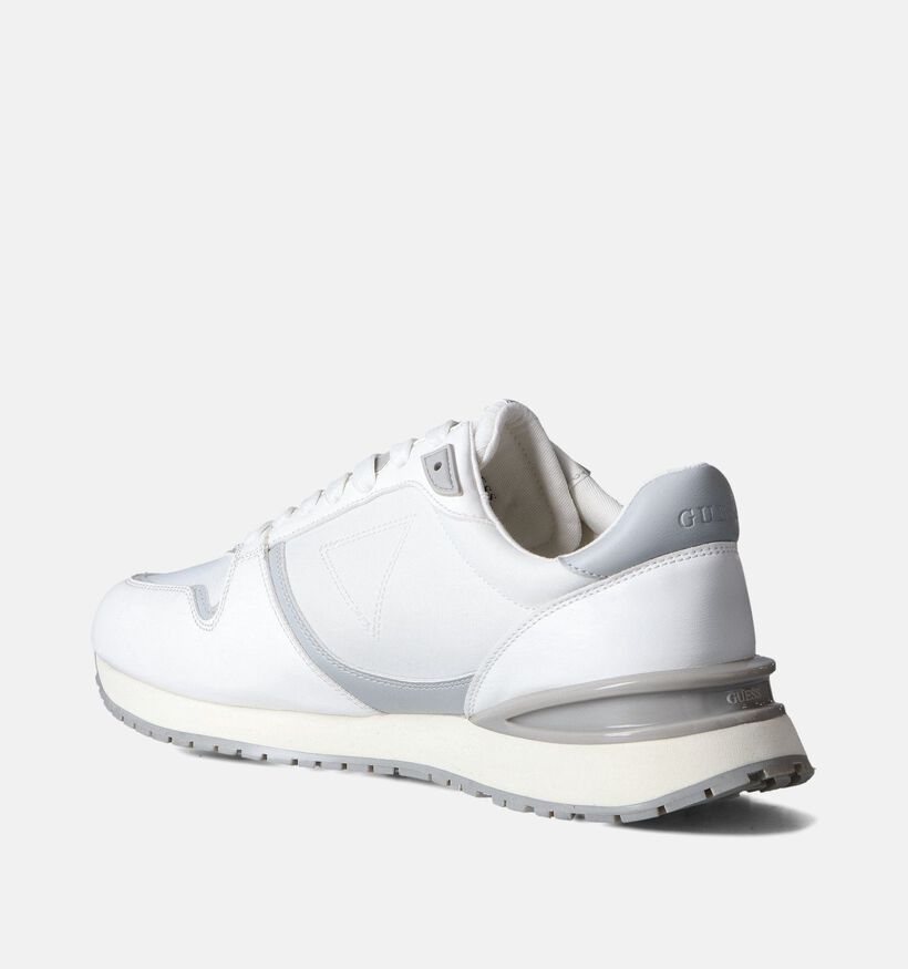 Guess Island Witte Veterschoenen voor heren (354052) - geschikt voor steunzolen