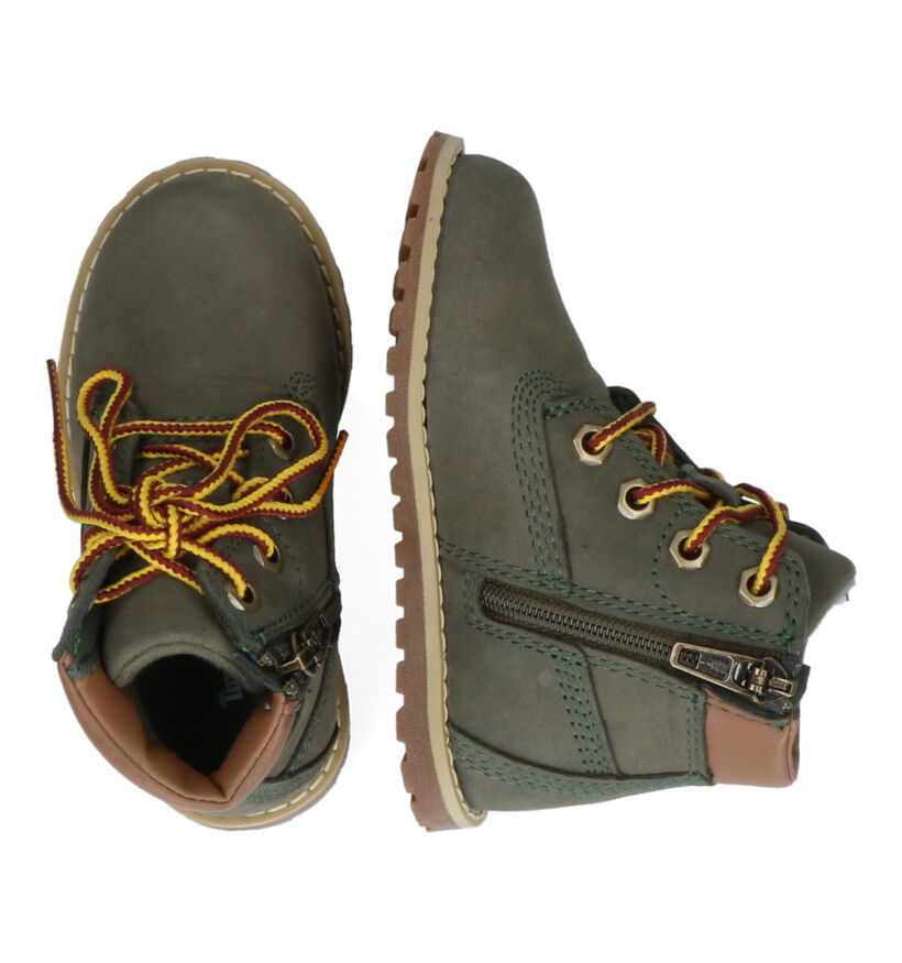 Timberland Pokey Pine Kaki Boots voor jongens (313053) - geschikt voor steunzolen
