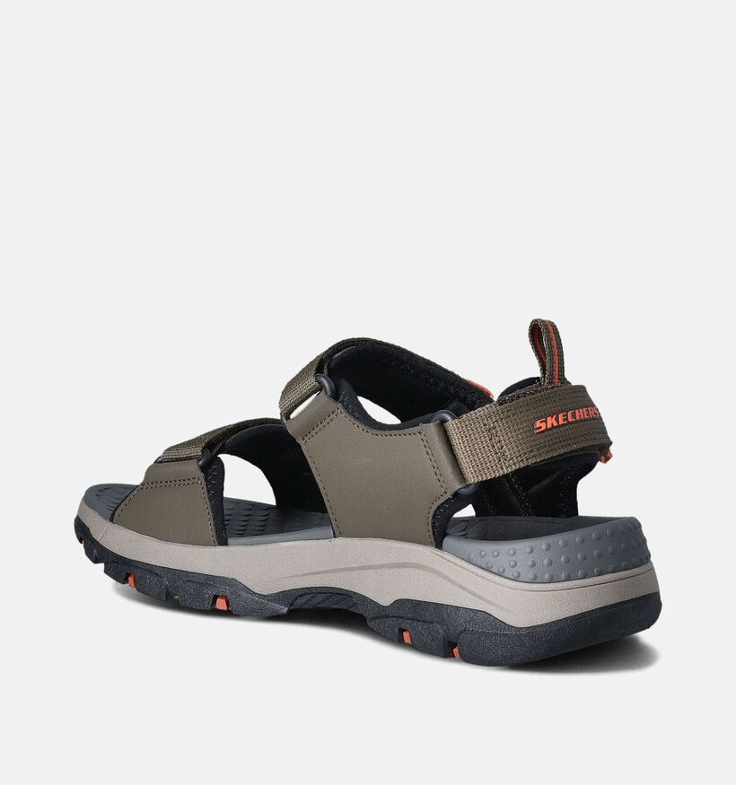 Skechers Tresmen Ryer Sandales en Vert Khaki pour hommes (354577)