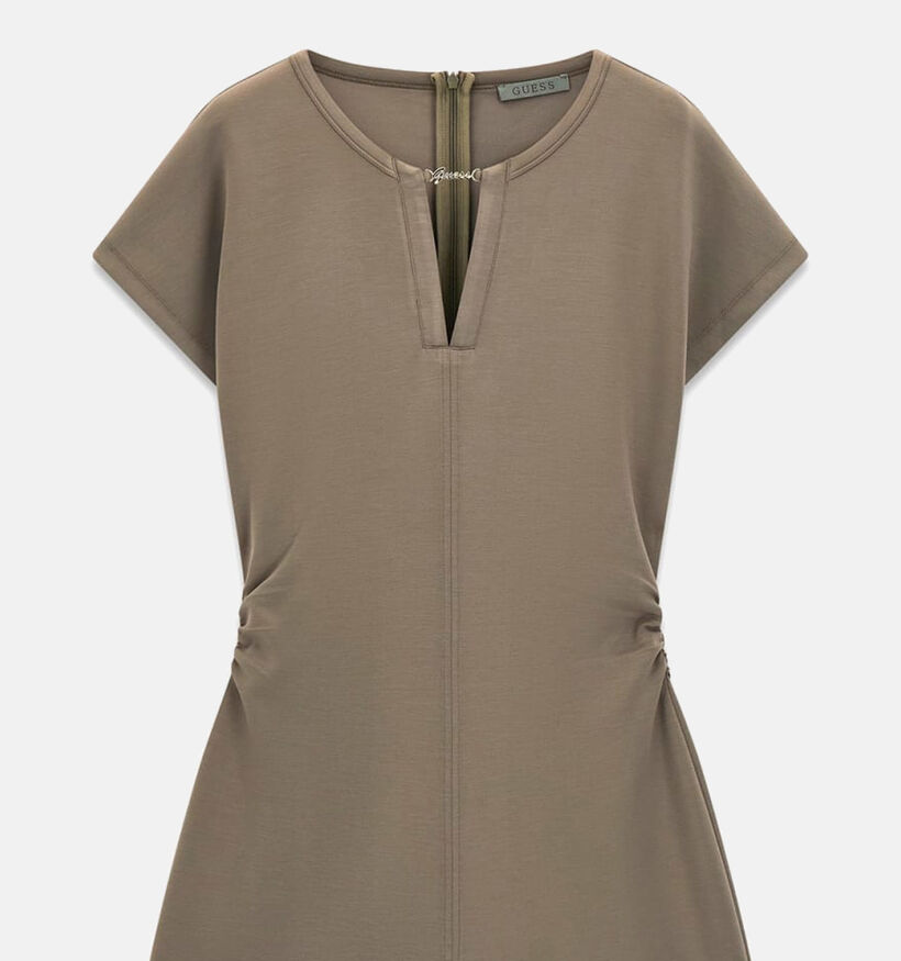 Guess Mini-logo Kakigroene Korte Jurk voor dames (375884)