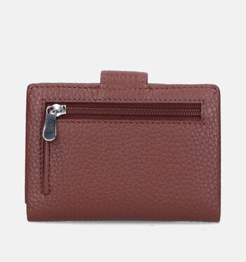 Euro-Leather Portemonnees Zwart/Bruin