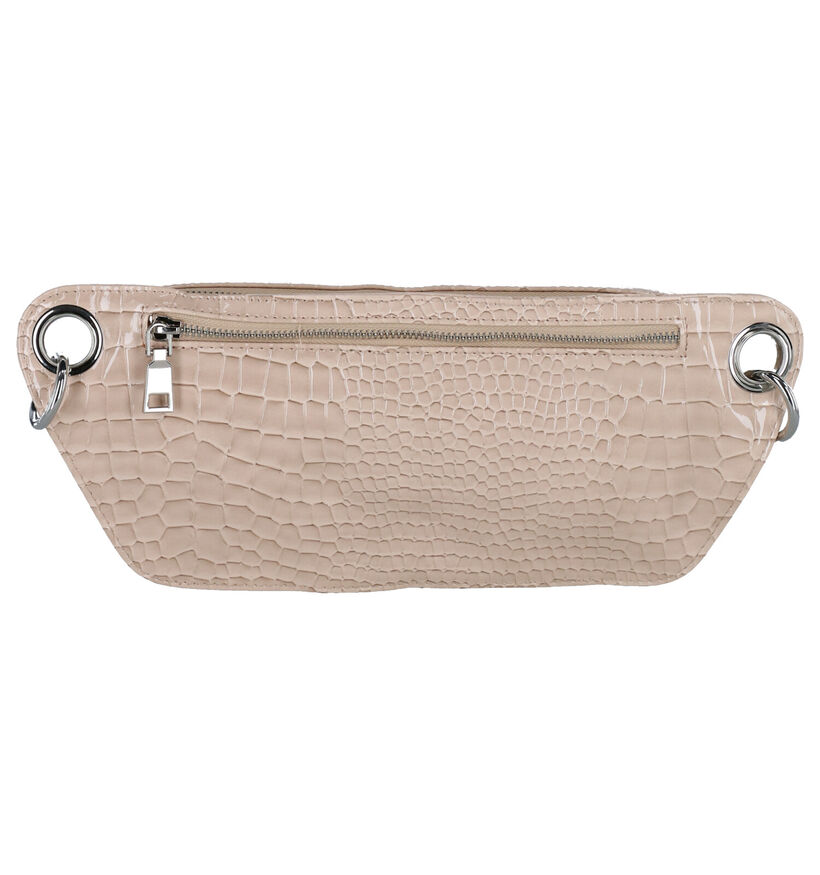 Hvisk Brillay Croco Vegan Blauwe Crossbody Tas in kunstleer (301350)