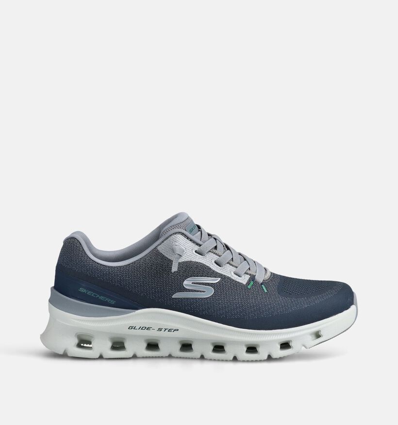 Skechers Glide-Step Pro Waverra Donkergrijze Sneakers voor heren (375628)