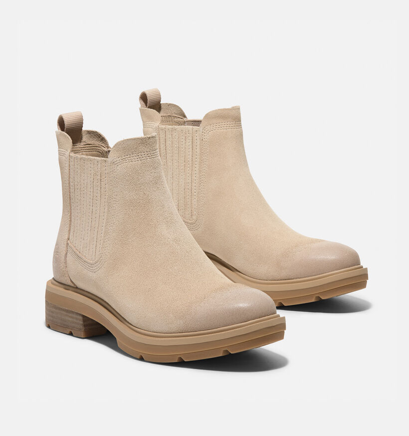 Timberland Brimfield Mid Chelsea boots en Beige pour femmes (346059) - pour semelles orthopédiques