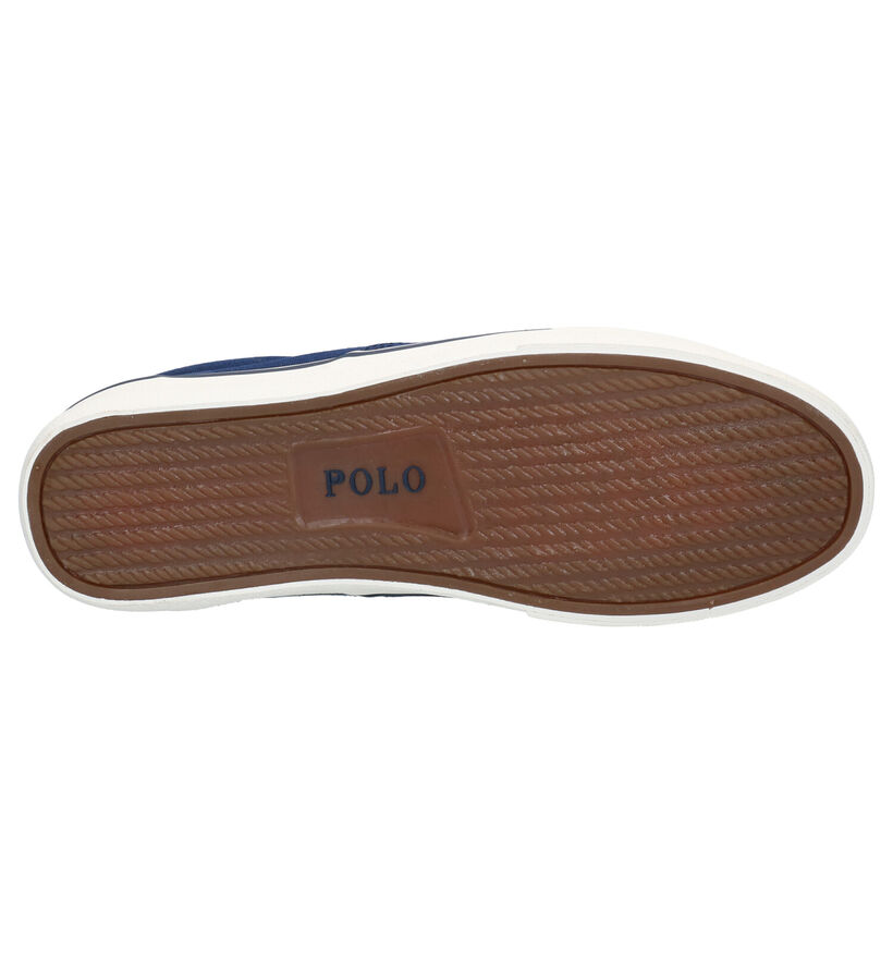 Polo Ralph Lauren Baskets basses en Bleu foncé en textile (267048)