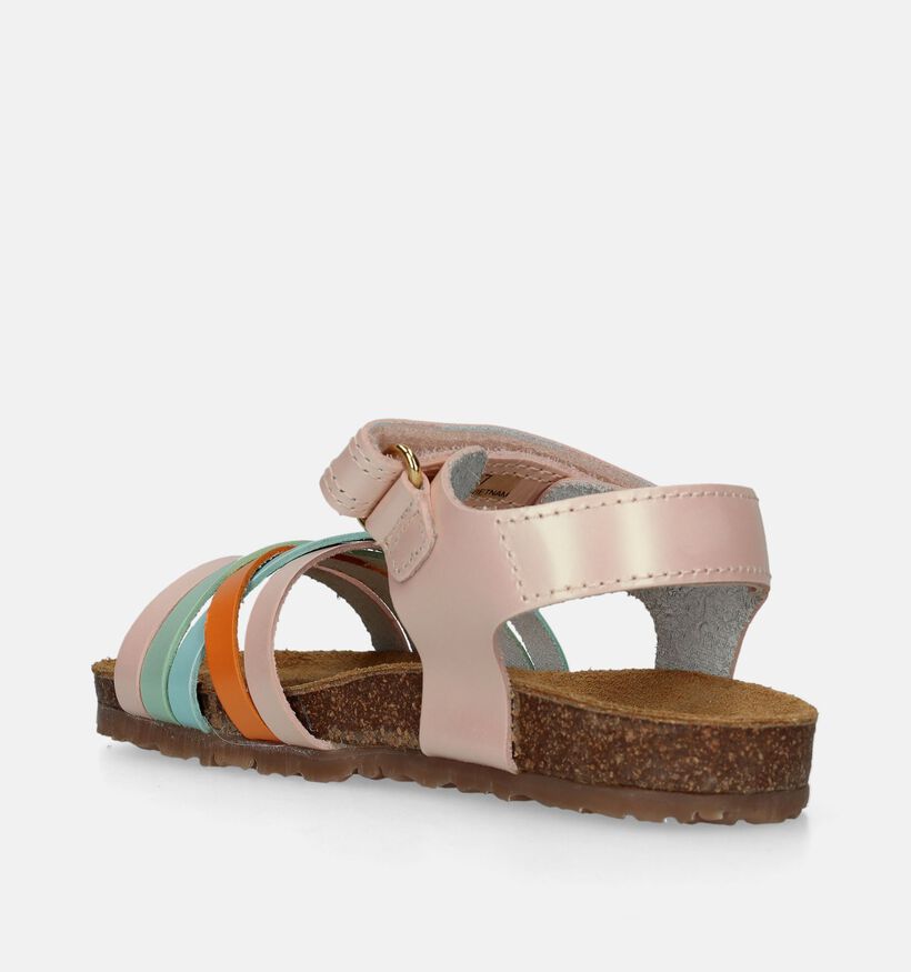 STONES and BONES Lemat Sandales en Rose pour filles (336538)