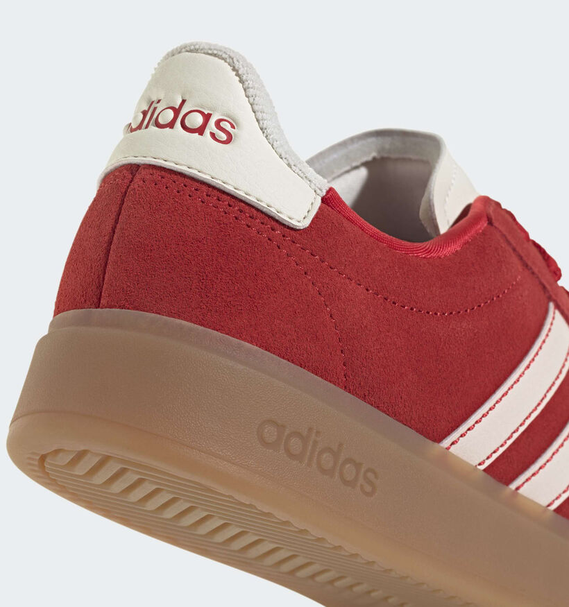 adidas Grand Court 2.0 Baskets en Rouge pour femmes (365426) - pour semelles orthopédiques