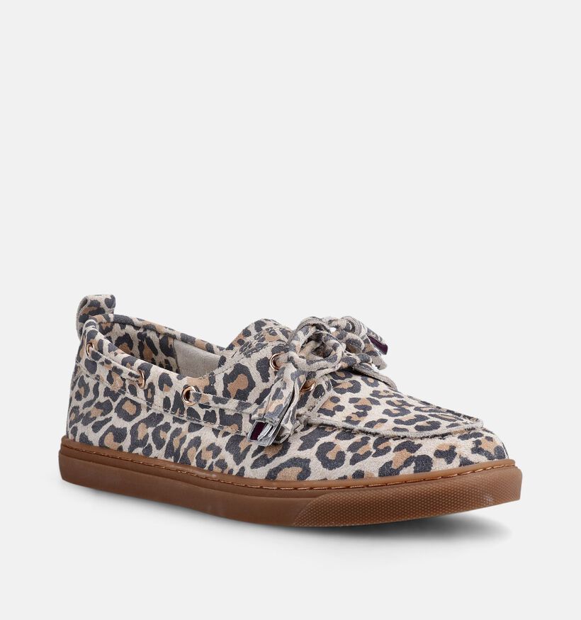 PS Poelman Leopard Light Beige Bootschoenen voor dames (372171)