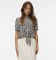 Vero Moda Menny Tie Shirt Zwarte Blouse voor dames (369406)