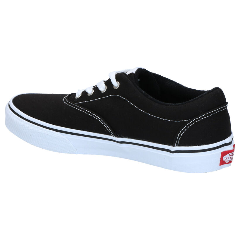 Zwarte Skateschoenen Vans Doheny in stof (266622)