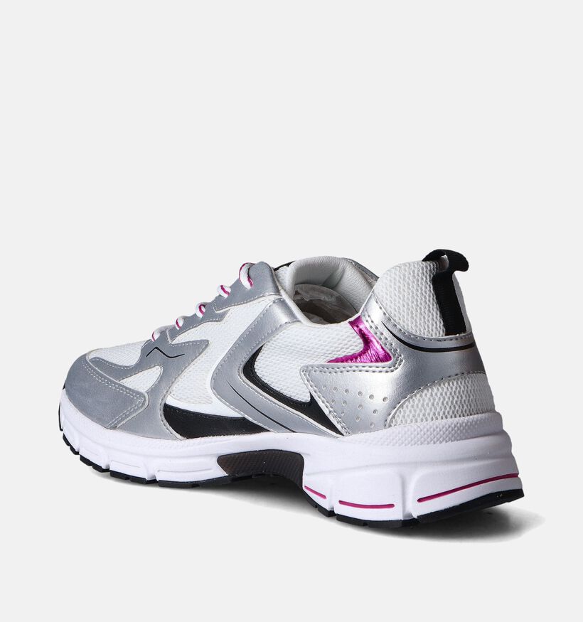 Gabor OptiFit Zilveren Sneakers voor dames (352054) - geschikt voor steunzolen