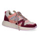 Poelman Baskets casual en Bordeaux pour femmes (303599)