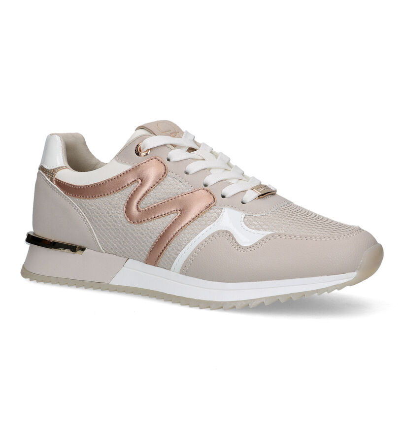 Mexx Kate Taupe Sneakers voor dames (319603) - geschikt voor steunzolen