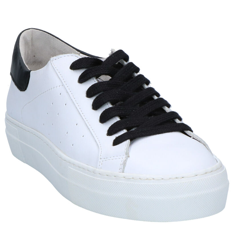 Via Limone Witte Veterschoenen in leer (264965)