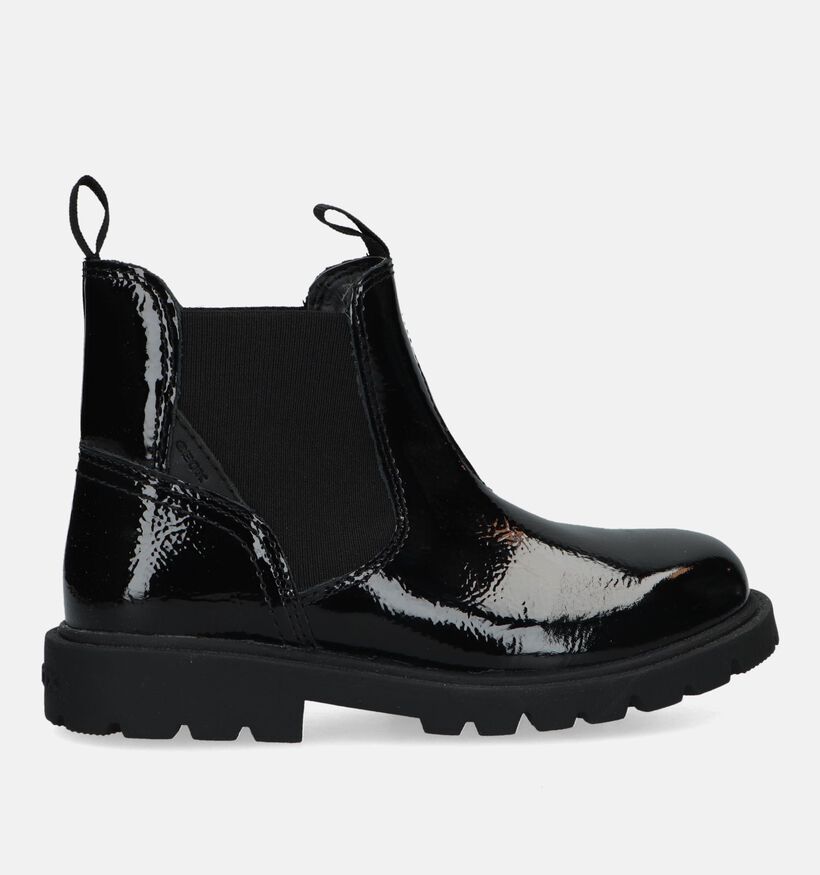 Geox Shaylax Zwarte Chelsea Boots voor meisjes (328510) - geschikt voor steunzolen