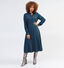 Pieces Nova Blauwe Hemdjurk voor dames (332863)