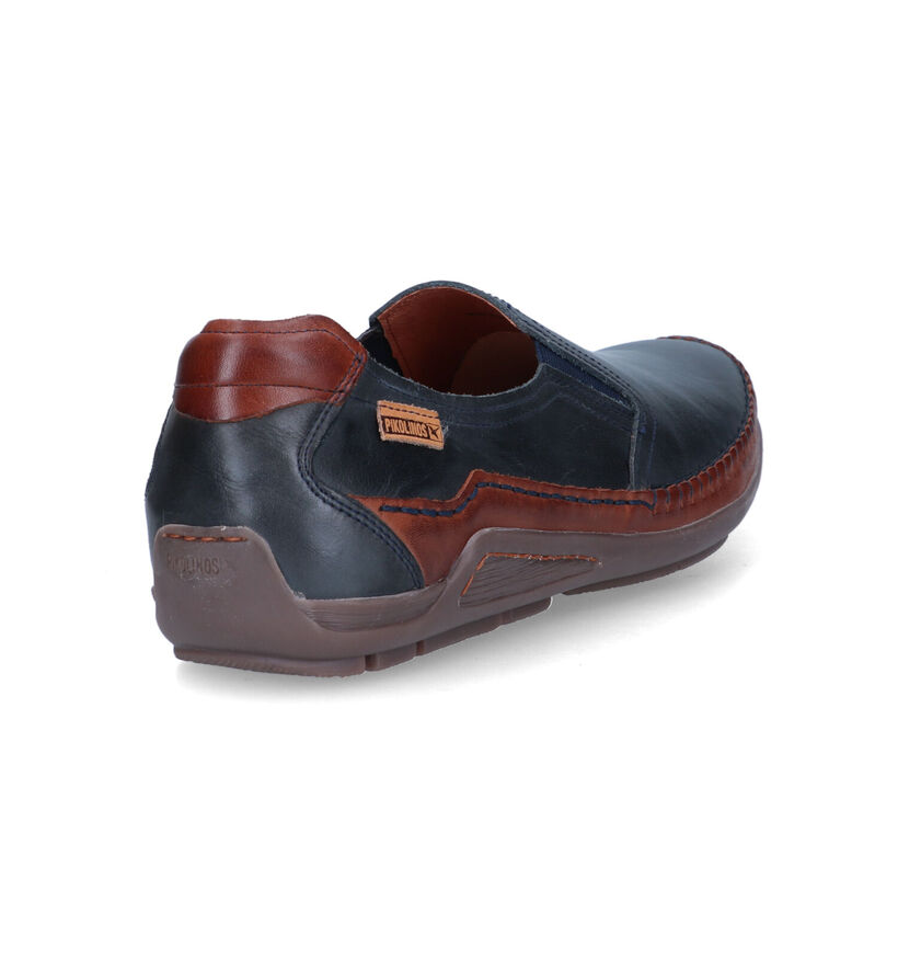 Pikolinos Azores Mocassins en Bleu pour hommes (339797) - pour semelles orthopédiques