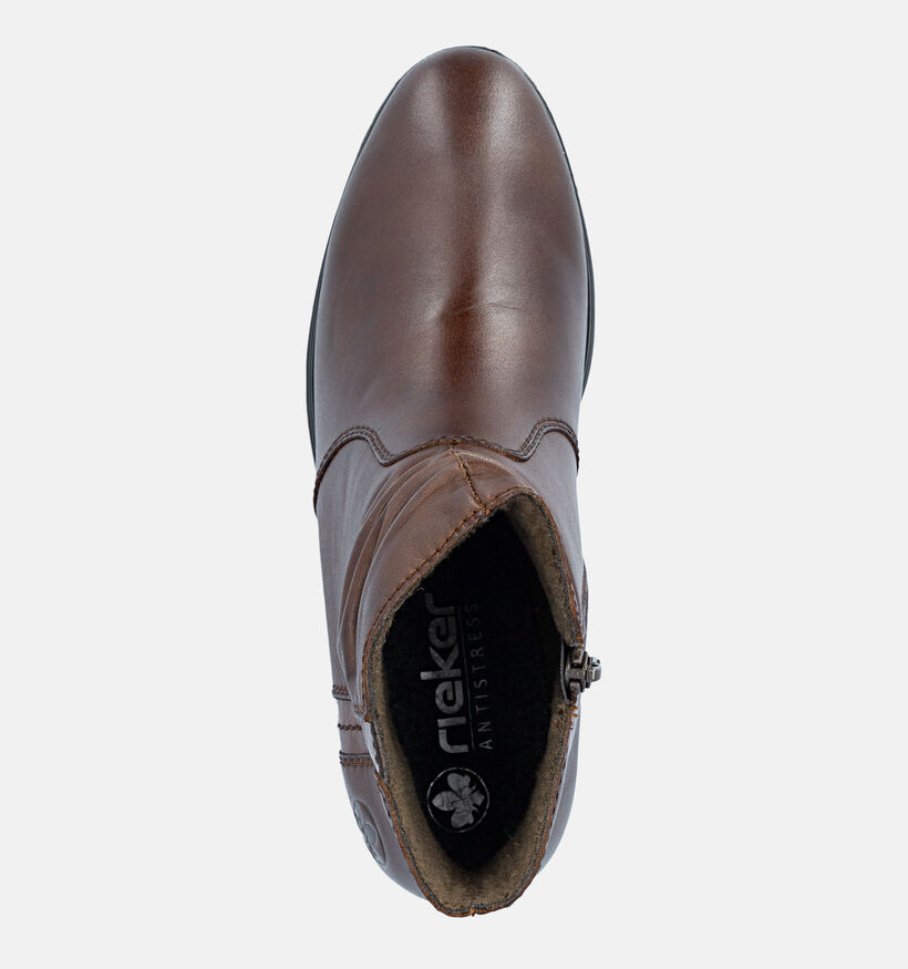 Rieker Bottines en Brun fonc&eacute; pour femmes (377934)