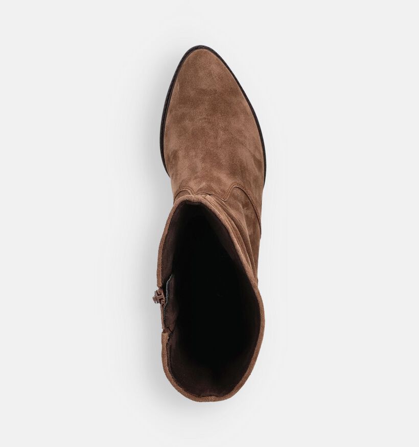 Gabor Comfort Camel Laarzen met Hak voor dames (380082) - geschikt voor steunzolen